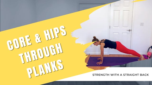 Core And Hips Through Planks