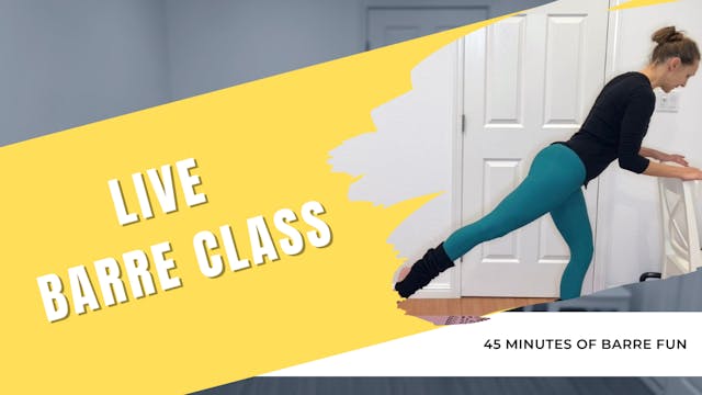 Live Barre Class