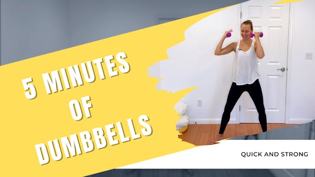 5 Minutes of Dumbbells 