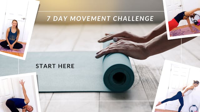 Welcome to the 7 Day Movement Challenge 