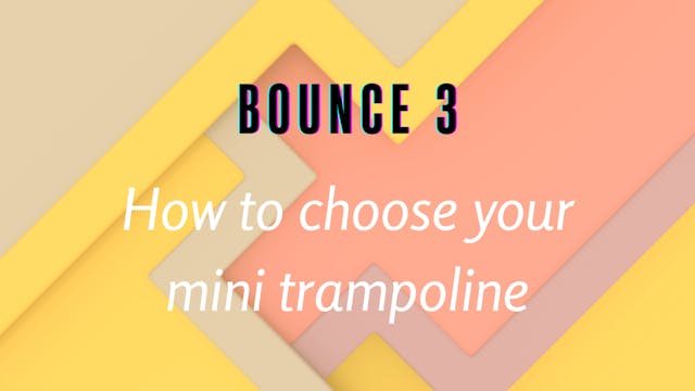 How to Choose Your Mini Trampoline