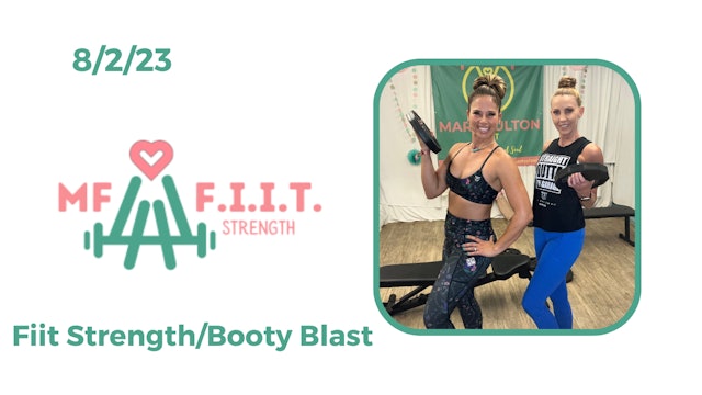 MF Fiit Strength/Booty Blast 8/2