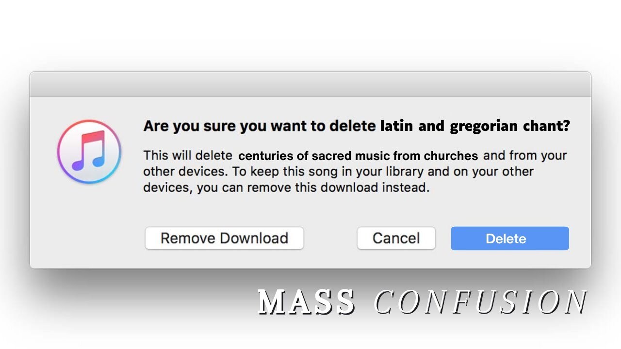Mass Confusion 09: Why did Latin and Gregorian Chant disappear?