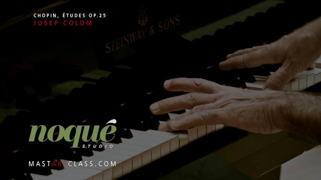 Josep Colom interpreta la Op.25