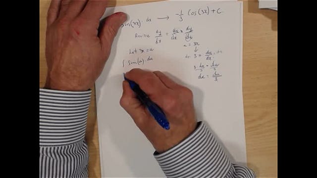 SM_8-14 # Algebraic Approach to Deriving the Formula for Integral of sin(3x)