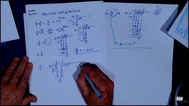 MY_03.06 # Convert Common Fractions to Decimals