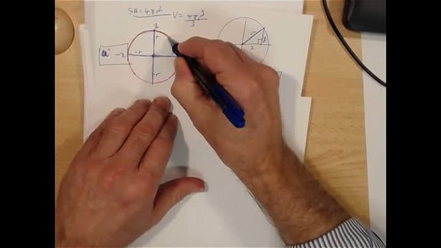 SM_8-20 # Derivation of Volume of a Sphere with Integration