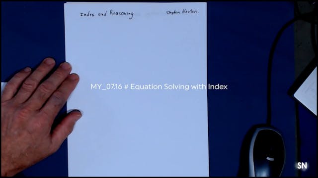 MY_07.16 # Equation Solving with Index