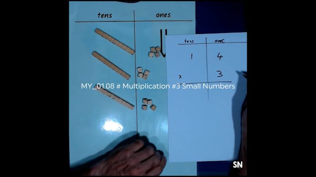 MY_01.08 # Multiplication #3 Small Numbers