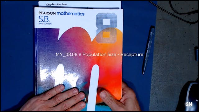 MY_08.08 # Population Size - Recapture