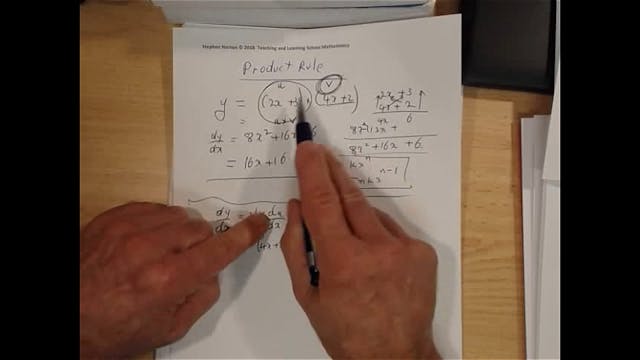 SM_5-11 # Teaching the Product Rule of Differentiation