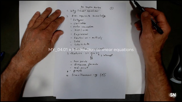 MY_04.01 # Introdution to linear equations