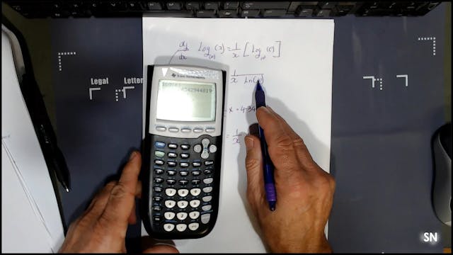 SM_7-10 # Derivative of log(x) - other Representation