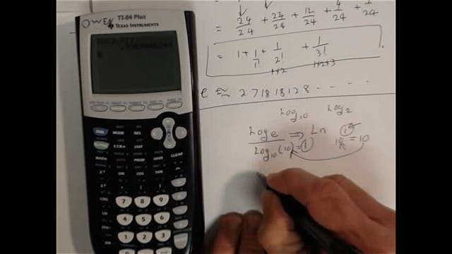 SM_1-19 # Natural Logs - Definition and Solving