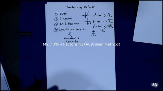 MY_10.15 # Factorising (Australian Method)