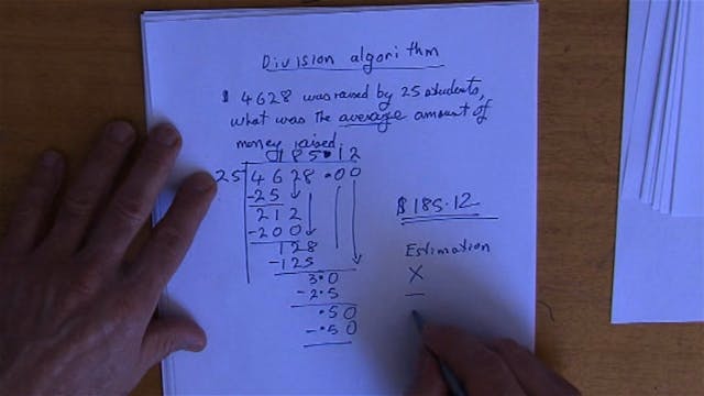 F.03 # Using the Division Algorithm on Large Numbers