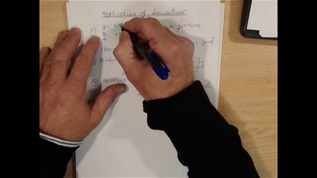 SM_5-14 # Introduction to Problem Solving with Derivatives