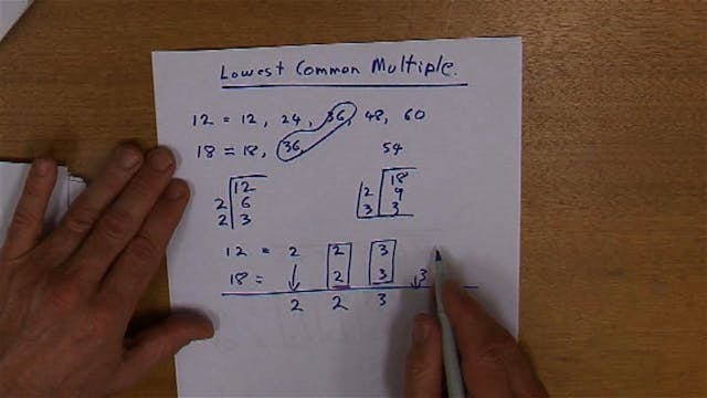 G.05 # Finding the Lowest Common Multiple