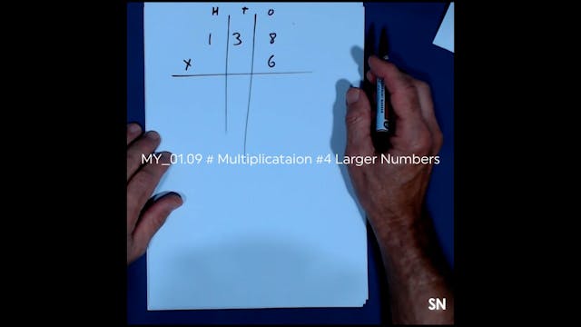 MY_01.09 # Multiplicataion #4 Larger Numbers