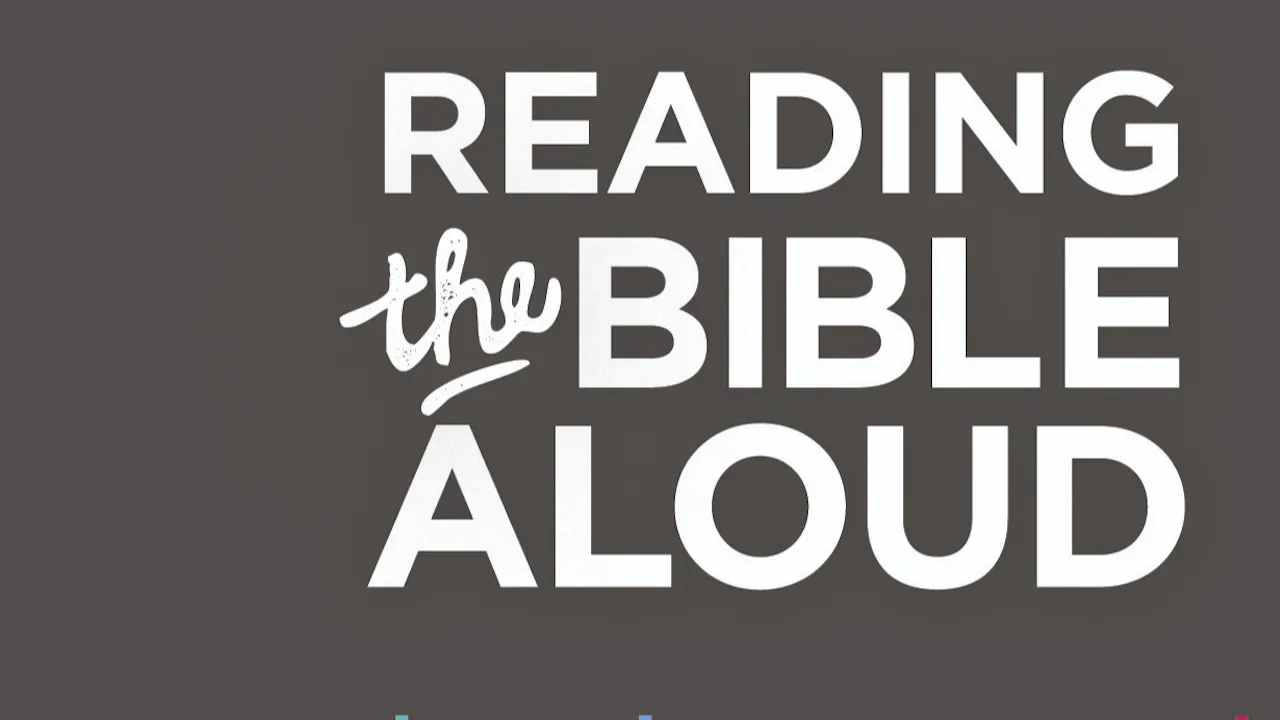 Reading the Bible Aloud