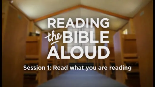Session 1: Read what you are reading (2:55)