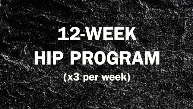 12-Week Hip Program