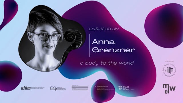 Anna Grenzner: a body to the world