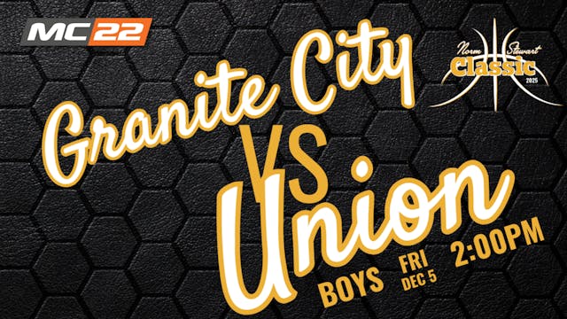 GAME 3: Granite City (IL) vs Union BB...