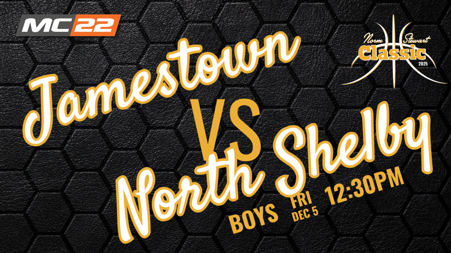GAME 2: Jamestown vs North Shelby BBB - December 5, 2025