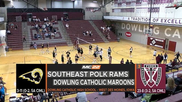 IA HSVB Southeast Polk vs Dowling