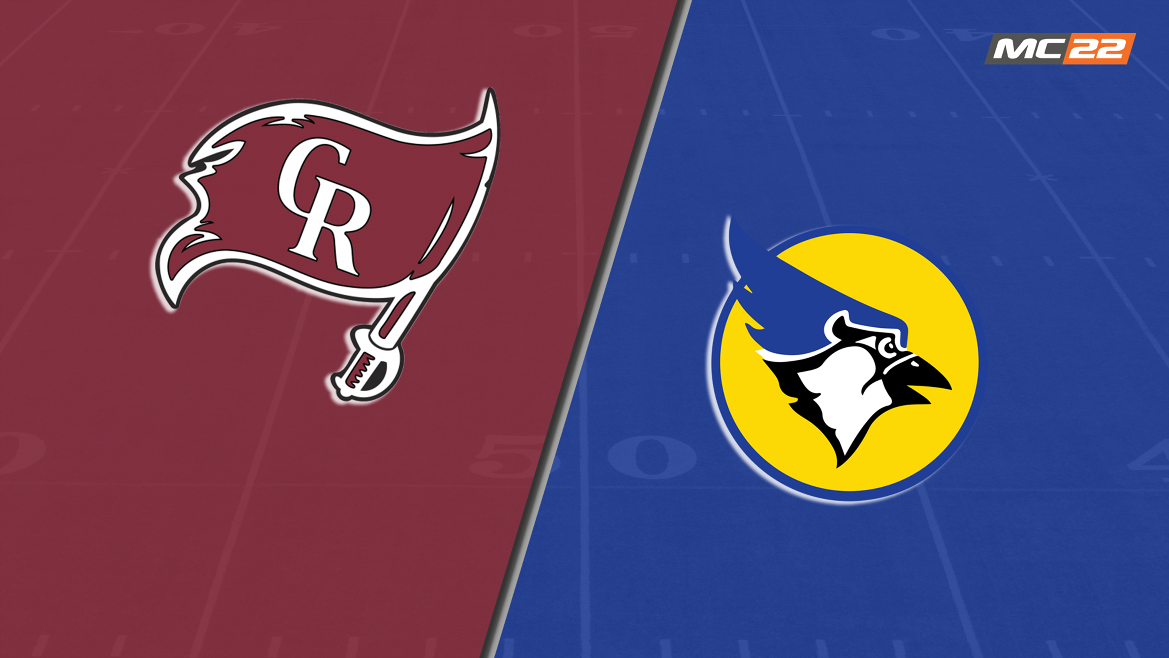 MN HSFB Central Raiders at Waseca Bluejays