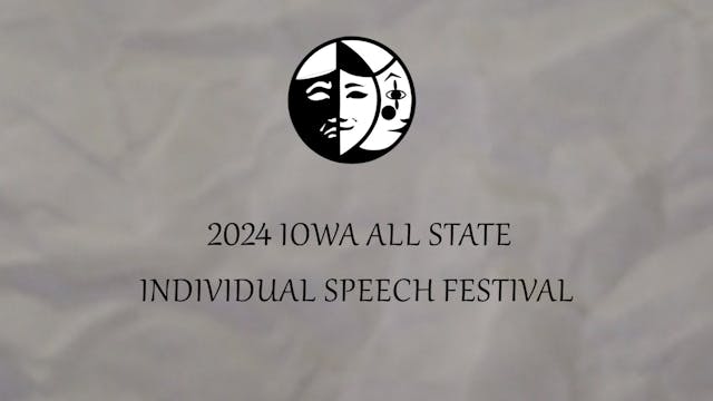 IHSSA Individual All-State Speech Fes...