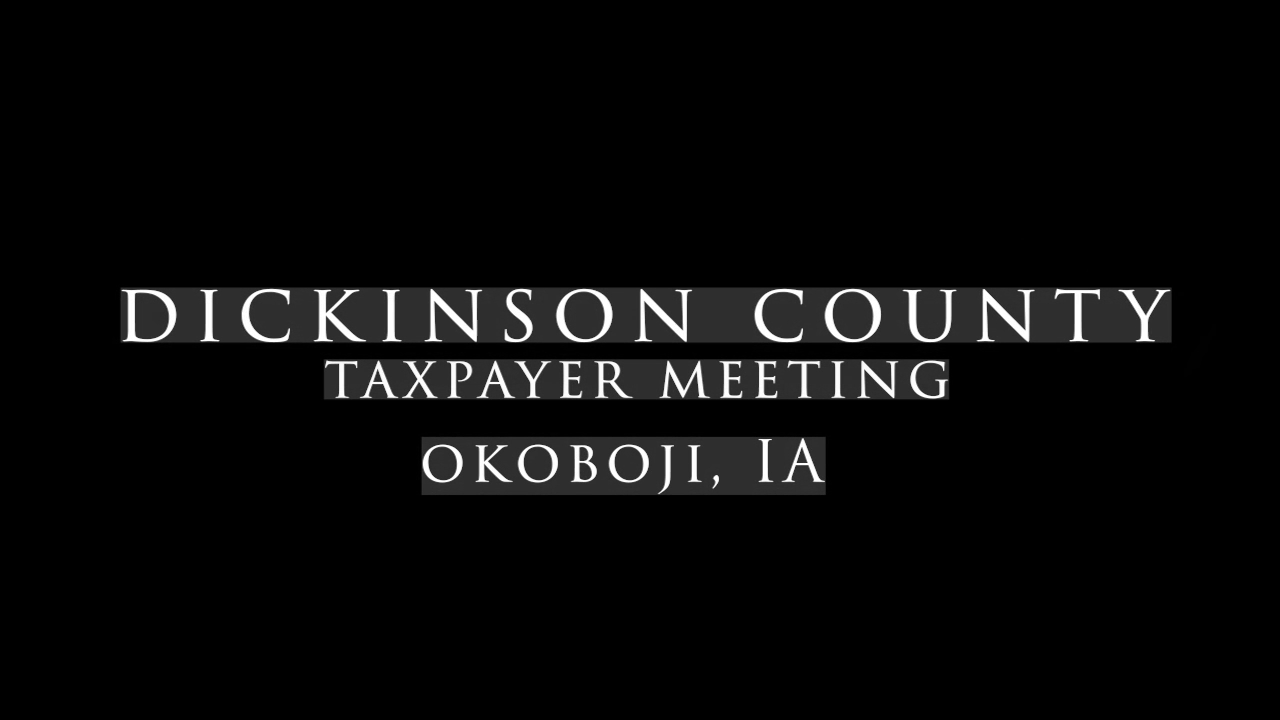 2026 Dickinson County Taxpayer Meeting