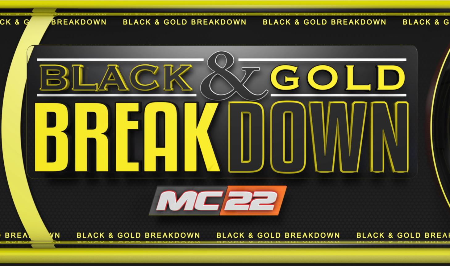 Black & Gold Breakdown Basketball MC22