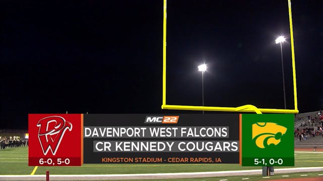 IA HSFB Davenport West vs CR Kennedy