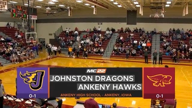 IA HSBB Johnston vs Ankeny 12-2-22