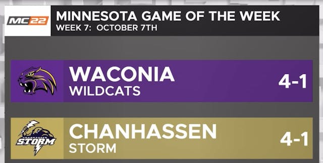 MN HSFB Waconia vs Chanhassen