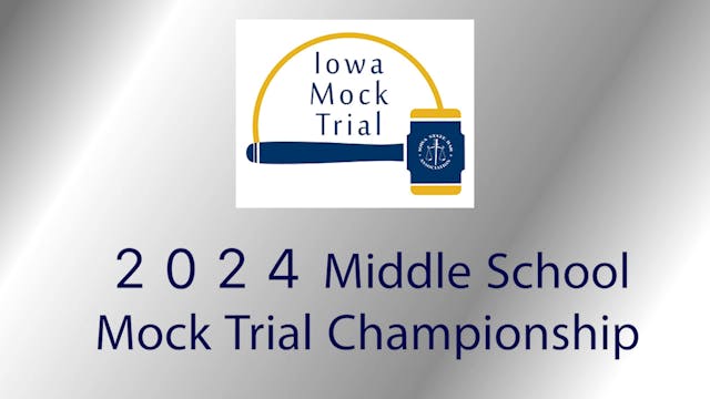 Iowa Middle School Mock Trial Champio...