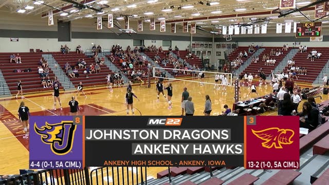 IA HSVB Johnston vs Ankeny