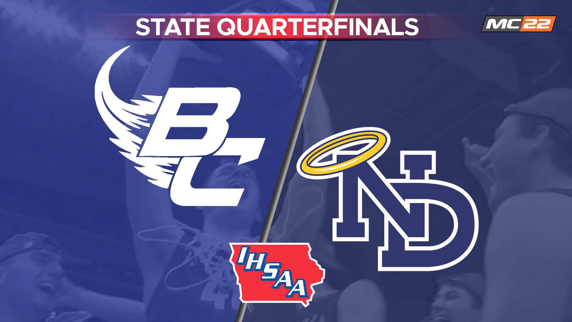 IHSAA State HSBB Bellevue vs Burlington Notre Dame - 3/10/2026