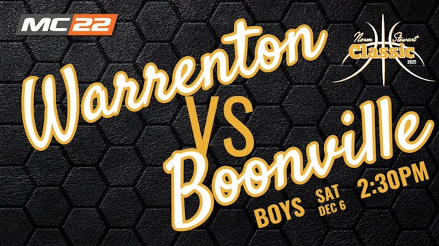 GAME 12: Warrenton vs Boonville BBB -...