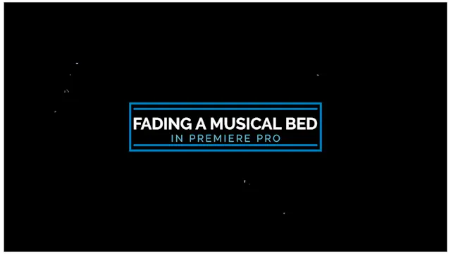 Fading Music Beds for Interview Footage