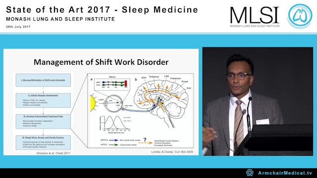Circadian timing in shift work and mood regulation Dr Shantha Rajaratnam