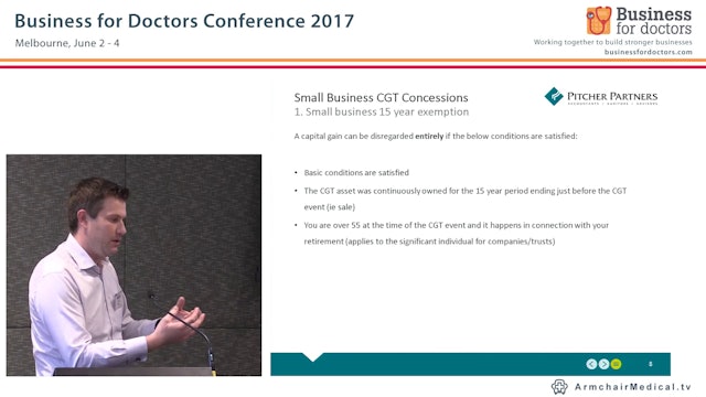 Small Business Capital Gains Tax (CGT) Concessions Scott Treatt