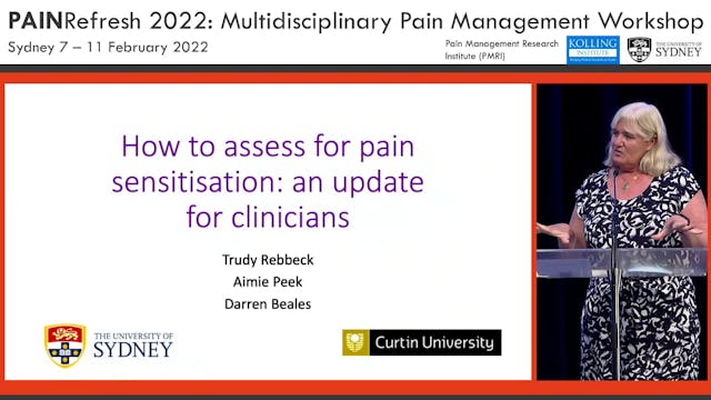 Tuesday - Clinical Assessment of Pain...