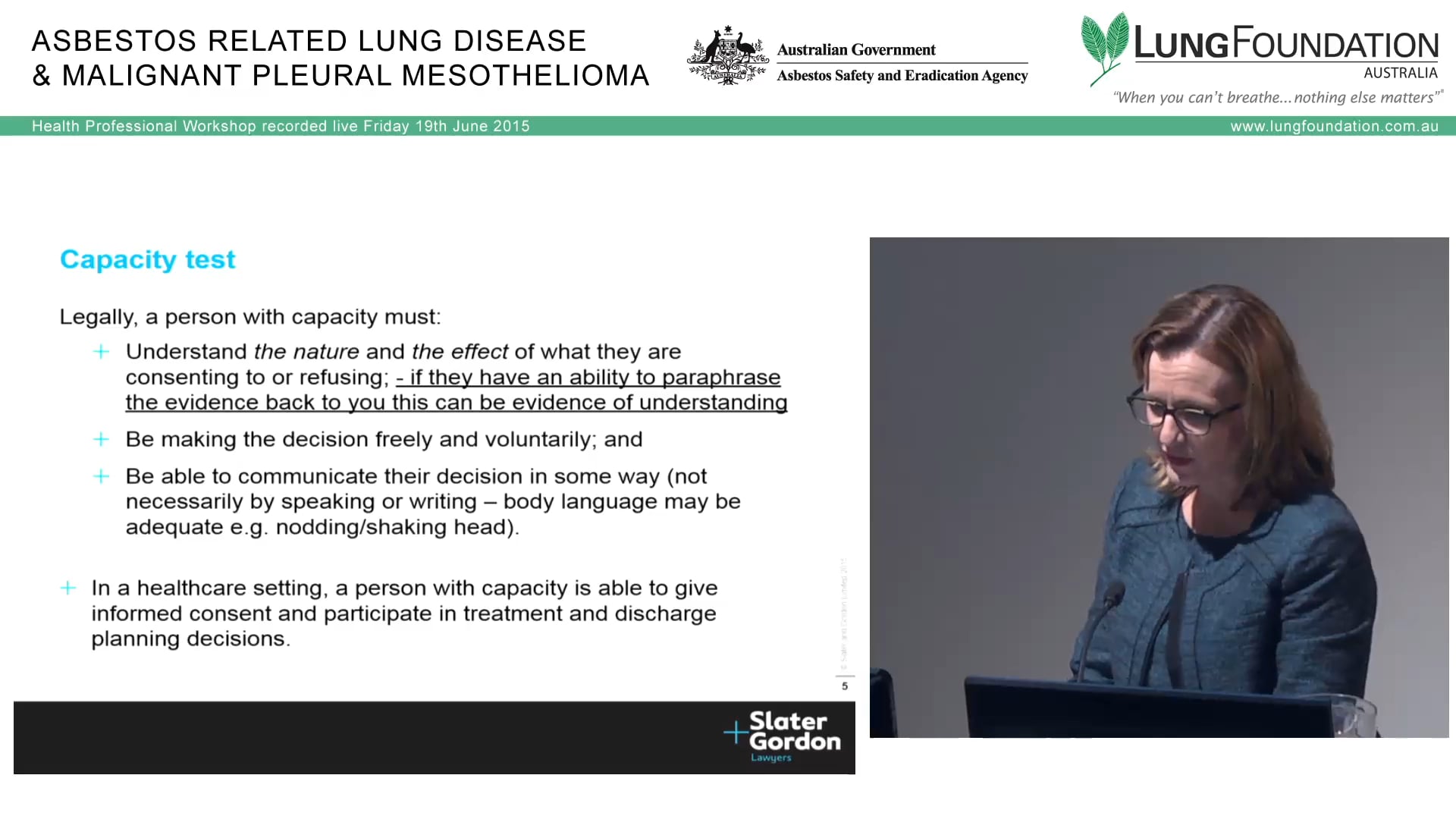 Patient Affairs – will, power of attorney, enduring power & advanced care planning Slater & Gordon