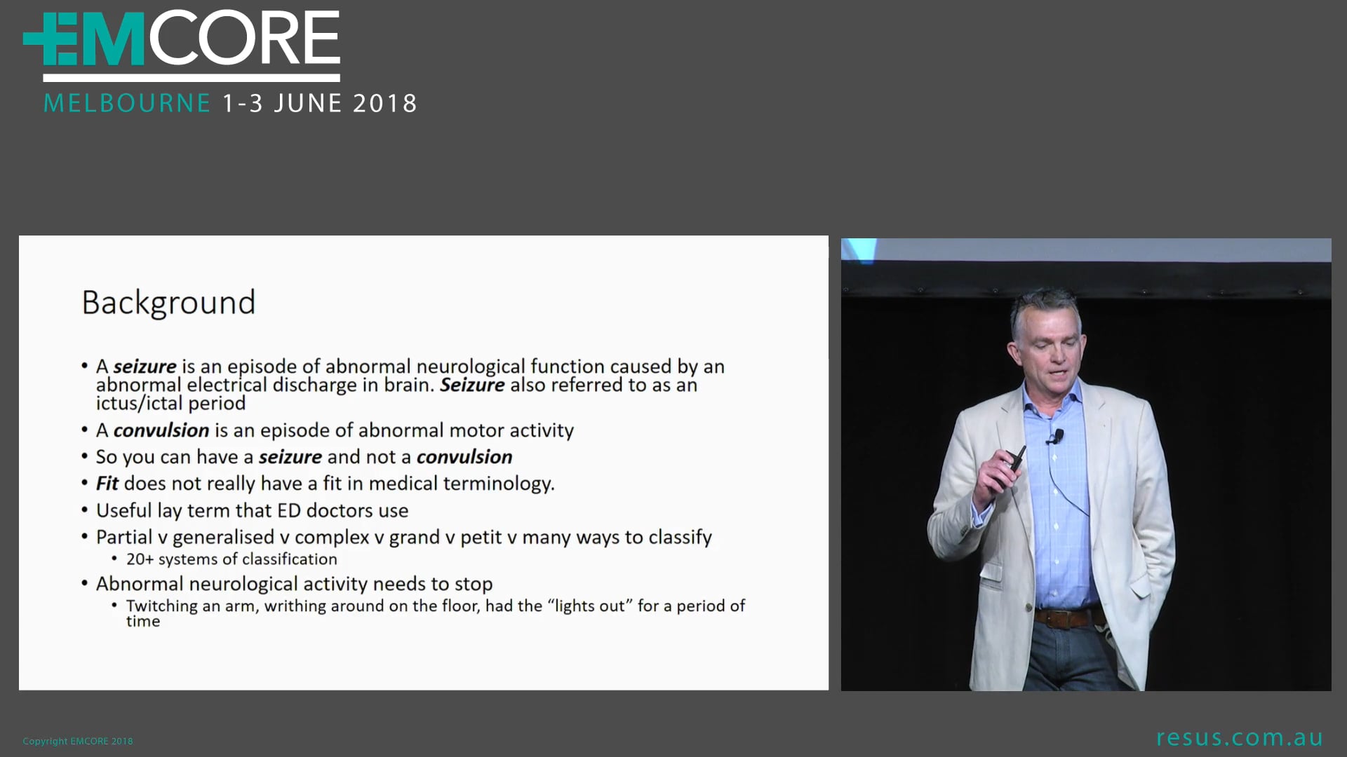 Seizure management Assoc Prof Alastair Meyer