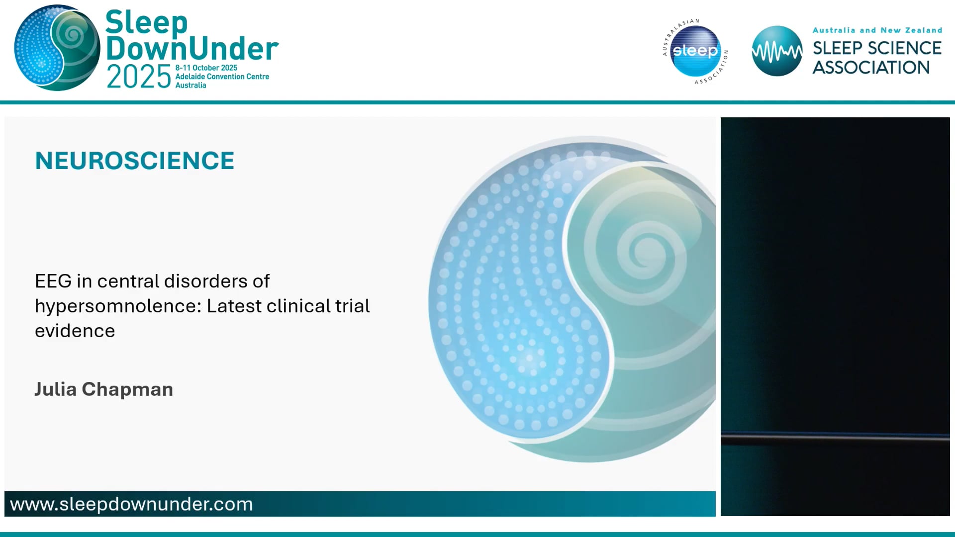 EEG in central disorders of hypersomnolence Latest clinical trial evidence Dr Julia Chapman