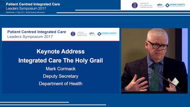 Keynote Address Integrated Care The H...