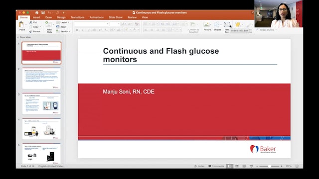 Continuous and Flash glucose monitors Pump essentials  Manju Soni